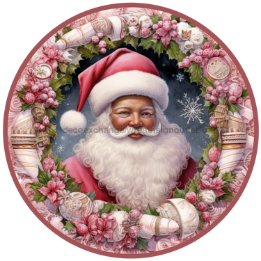 Christmas Sign, Santa Sign, DCO-00539, Sign For Wreath, 10